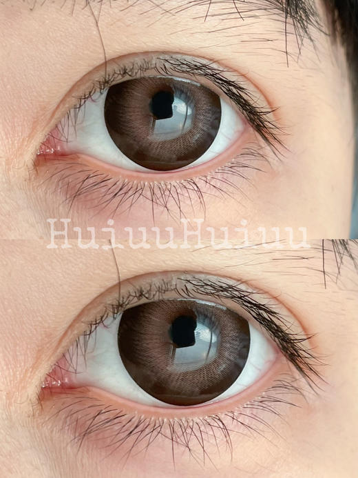 【店主实拍】大眼娃娃系列灰色蓝莓甜心/棕色焦糖芭比-14.5mm 着色14.3mm【半年抛 度数0-800度 无525/575】 商品图5