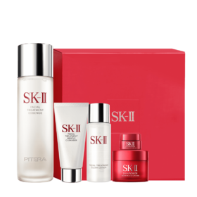 4979006109085	SK-II	神仙水75ml精华面霜眼霜洗面奶紧致抗皱淡纹入门款护肤套装