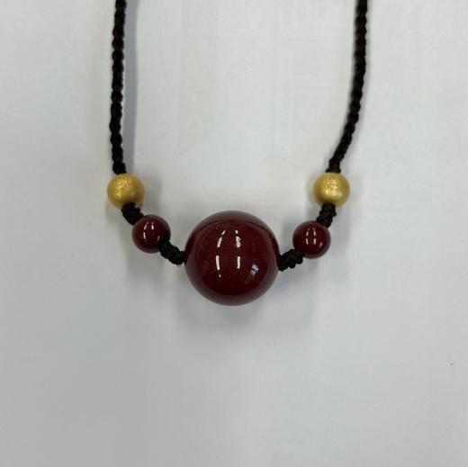 朱砂挂坠-双色配珠 商品图1