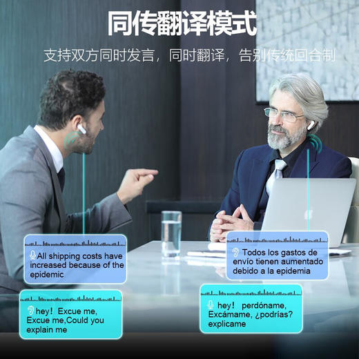 时空壶（Timekettle）同声翻译耳机W3 商品图1