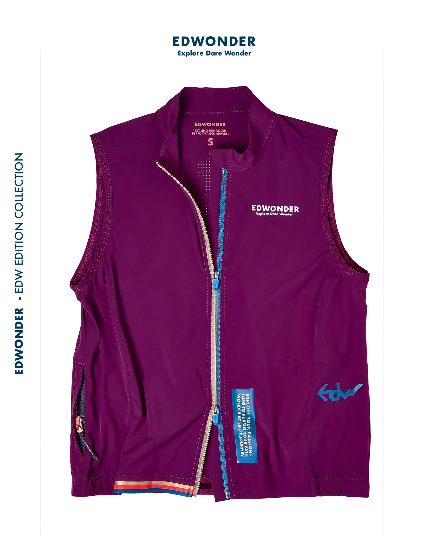 EdW超轻(女)骑行背心-浆果酒 Vest