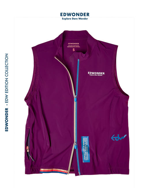 EdW超轻(女)骑行背心-浆果酒 Vest 商品图0