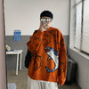 【时尚尖货，点燃秋冬潮流！】毛衣男宽松，韩版潮流圆领针织衫，ins秋冬季必备！个性帅气，港风套头衫线衣。独特设计，彰显男性魅力；舒适面料，让你感受无比柔软的拥抱！ 商品缩略图3