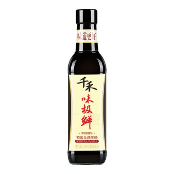 千禾味极鲜特级生抽酱油500ml