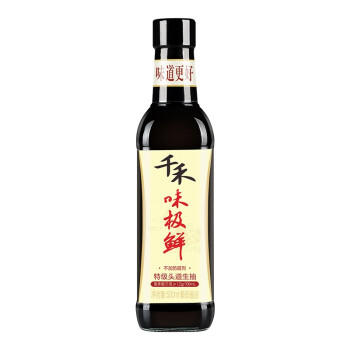 千禾味极鲜特级生抽酱油500ml 商品图0