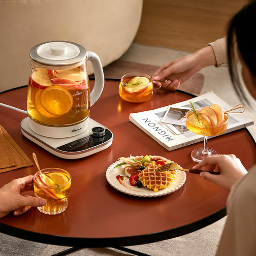 【小程序】小熊养生壶 煮茶器 煮茶壶 烧水壶电水壶热水壶电热水壶 多段保温花茶壶果茶壶1.8L YSH-E18J1 商品图6