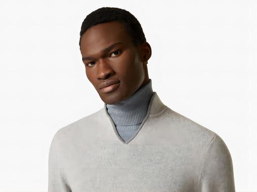 Sease - Ellen Pull 2.0 - Pearl Grey - 男装 - 针织衫 - 浅灰色 商品图6