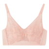 大胸显小收副乳超薄杯透气大码内衣女无痕无钢圈文胸胸罩 大胸显小 无钢圈bra 蝶翼刺绣水晶杯文胸 商品缩略图11