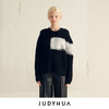 JUDYHUA 极简毛毡宽松针织衫 商品缩略图0