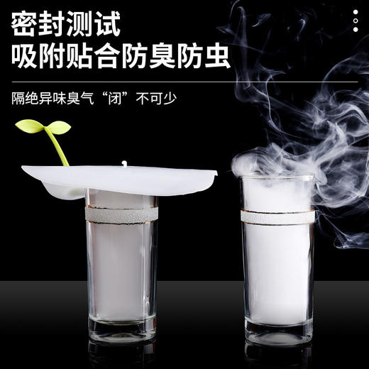 星罗2个装 豆芽地漏垫 卫生间下水道豆芽地漏器 防虫封口硅胶垫 商品图2