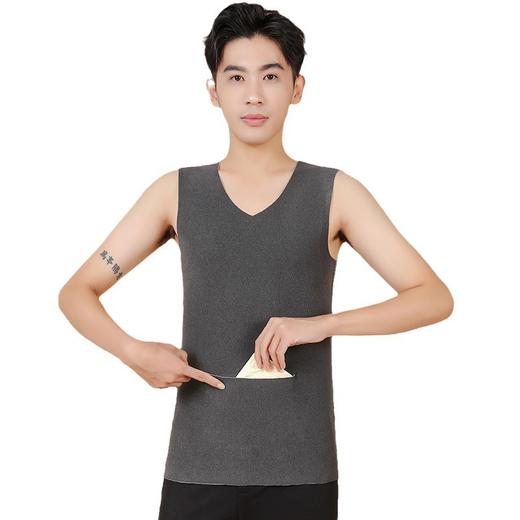 【男女同款暖背，暖贴免费送！】温情柔款畅销中，暖身心亲的日常添。加口袋带兜，贴心保暖守。德芙绒款背心，时尚又实用，温软胃气舒！ 商品图4