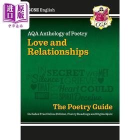 【中商原版】GCSE English AQA Poetry Guide Love & Relationships Anthology inc Online Edn Audio &Quizzes