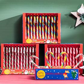 【超值39.9抢36支！圣诞节糖果】甜香不腻，独立包装散装创意网红盒装小拐杖糖棒棒糖硬糖圣诞礼物儿童零食