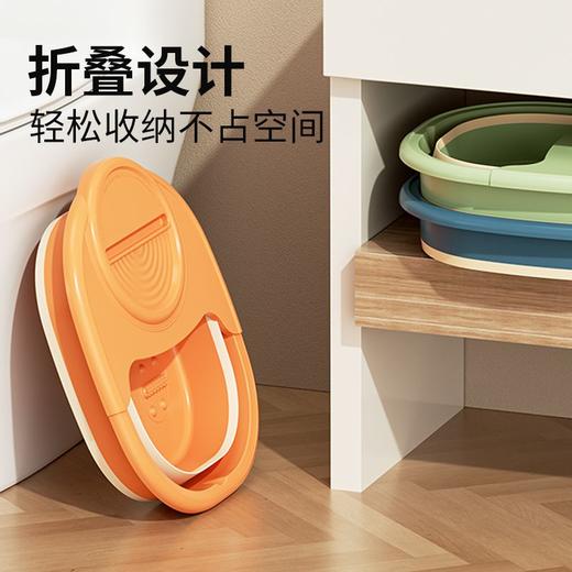 【买1送30】泡脚桶可折叠 送30包ai草包 家用洗脚盆 腿便携洗脚桶 足浴桶-pjt01 商品图4