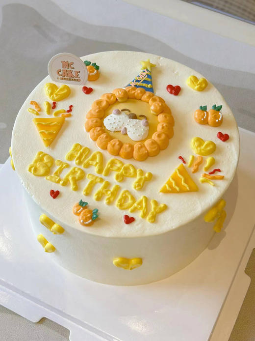 小狮子手绘蛋糕 商品图1