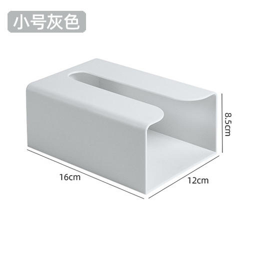 【多用途纸巾盒！浪漫又实用】加厚多功能纸巾盒，创意免打孔抽纸盒，墙上壁挂式厕所纸巾抽盒，刚柔并济 简约实用 一盒多用 点缀生活 商品图4