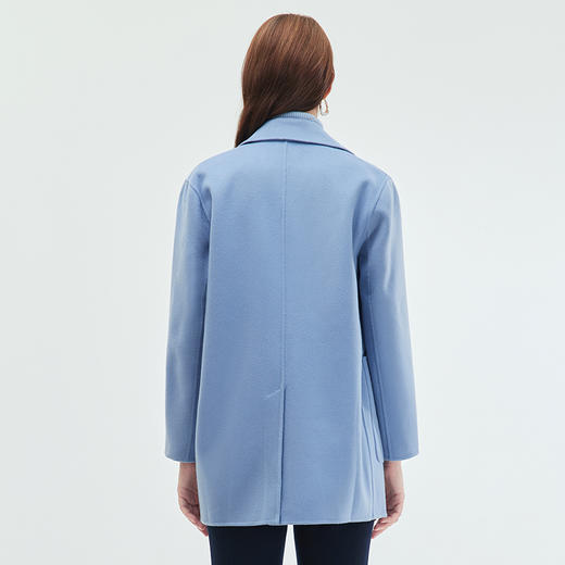 EITIE爱特爱冬季新款气质翻领大衣外套7214911 商品图4