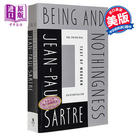预售 【中商原版】存在与虚无 Being and Nothingness 英文原版 Jean Paul Sartre 让 保罗 萨特 Richard Moran新前言 哲学