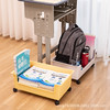 学生教室用书箱带滑轮可移动书本收纳盒高中带轮书籍整理宿舍 商品缩略图3
