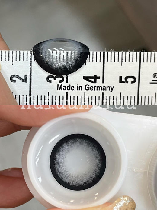 【店主实拍】大眼娃娃系列灰色蓝莓甜心/棕色焦糖芭比-14.5mm 着色14.3mm【半年抛 度数0-800度 无525/575】 商品图4