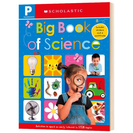英文原版 学乐早教系列科学书 Big Book of Science Workbook 亲子启蒙绘本 全英文版 商品图1