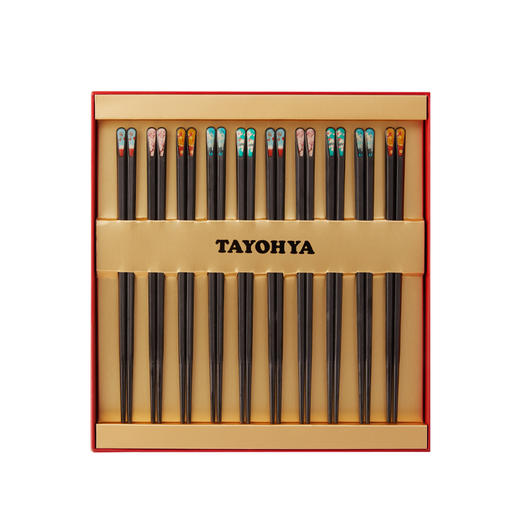 TA030103233ZZ 凤鸣朝阳合金筷10双礼盒 商品图1