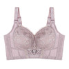 大胸显小收副乳超薄杯透气大码内衣女无痕无钢圈文胸胸罩 大胸显小 无钢圈bra 蝶翼刺绣水晶杯文胸 商品缩略图9