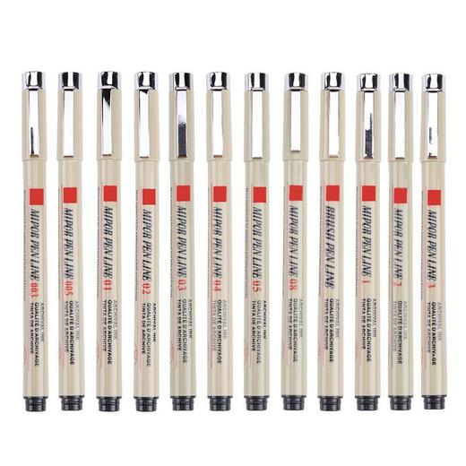 【福利】针管勾线笔美术专用绘图设计描线针管笔极细高达漫画笔细水彩绘画 商品图5