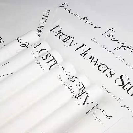 C1设计款 防水简约字母纸   防水（20张/包）纸质（15张）英文背景纸 商品图7