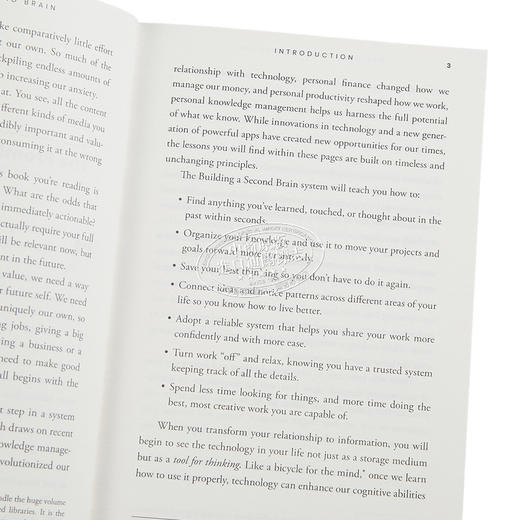 【中商原版】打造第二大脑 构建第二个大脑 一种组织数字生活和释放创造潜力的有效方法 Building a Second Brain 英文原版 Tiago Forte 商品图2
