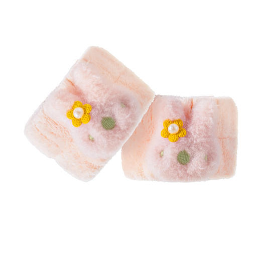 「一对装！数款配色」毛绒手腕带洗脸女卡通玩偶手腕法兰绒擦汗腕带居家布艺 商品图4