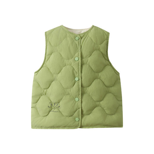 「五款配色！90%含绒量」呦奇2023冬季新款韩版无袖短款儿童羽绒佰搭舒适轻羽绒三季可穿童装 商品图4