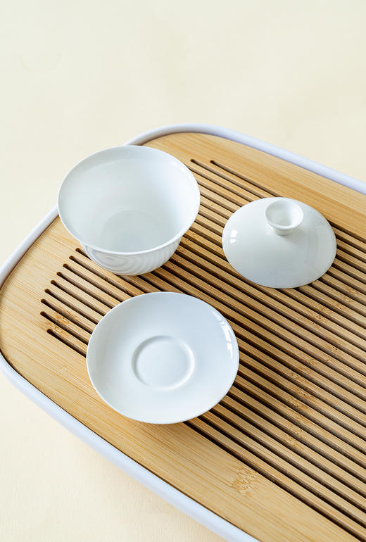 潮州骨瓷盖碗功夫茶茶具超薄透薄胎盖碗 商品图1