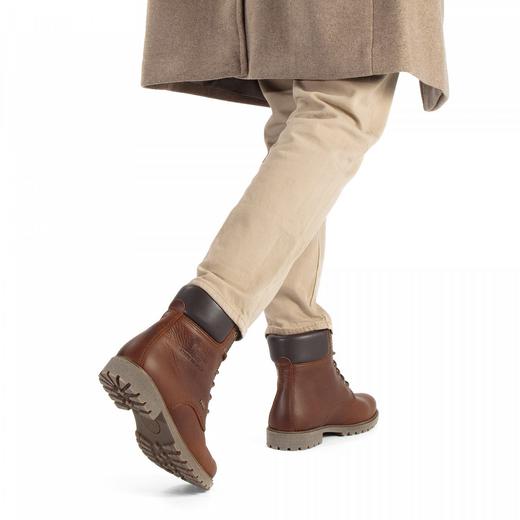 断码特价41码——西班牙原产男士踝靴四季款棕色P03GC1（Gore-Tex防风防水透气） 商品图6