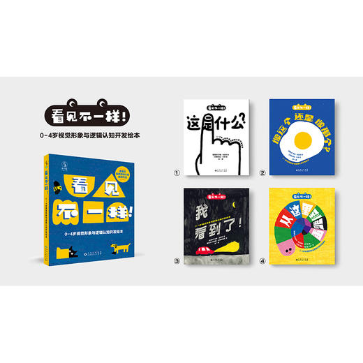 看见不一样！0—4岁视觉形象与逻辑认知开发绘本【未小读S码】【0-4岁】 商品图2