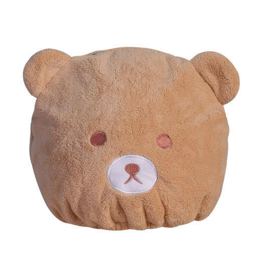 「熊熊浴帽！数色可选」珊瑚绒小熊干发帽女吸水毛巾可爱浴帽儿童干发帽子擦头包头巾居家布艺 商品图3