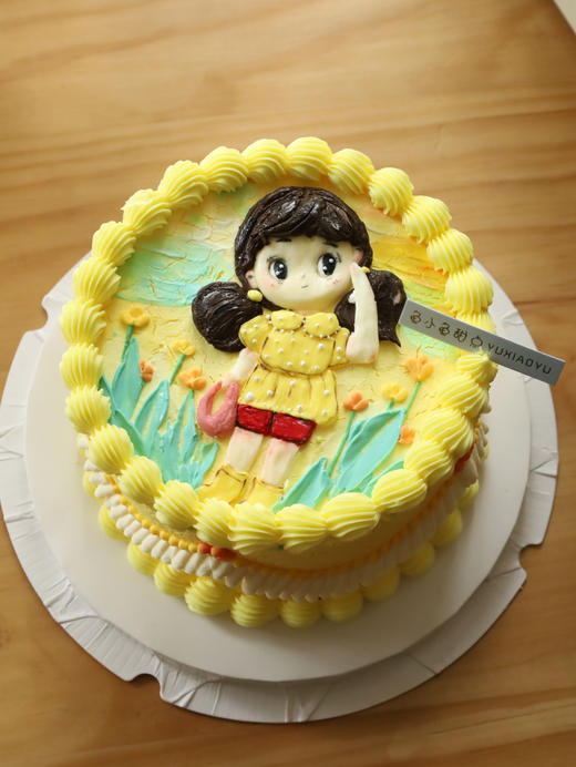 手绘黄色系可爱小女孩 商品图3