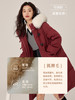 【年终特卖】熙世界北极狐毛领新年红色羽绒服女中长款保暖鸭绒外套2025冬新款 商品缩略图2