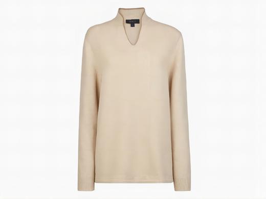 Sease - Ellen Pull 2.0 - Oyster - 男装 - 针织衫 - 褐色 商品图0