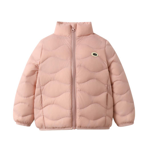 「6色可选！男女孩同款」呦奇2023冬季新款韩版短款轻盈保暖轻羽绒外套90白鸭绒儿童羽绒服童装 商品图4