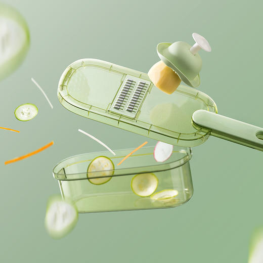 星罗升级款多功能厨房切菜器削土豆 切丝擦丝器插菜板擦子家用萝卜切片刮丝 商品图2