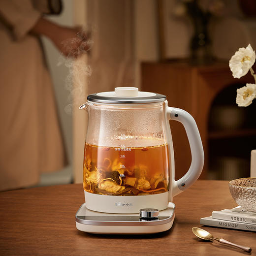 【小程序】小熊养生壶 煮茶器 煮茶壶 烧水壶电水壶热水壶电热水壶 多段保温花茶壶果茶壶1.8L YSH-E18J1 商品图4