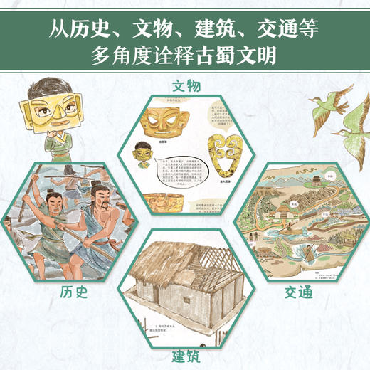 【童趣】探秘古蜀国+藏在甲骨文里的商文明 共2册 商品图1