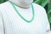 天然翡翠项链，珠径7.3~9.5mm 商品缩略图3