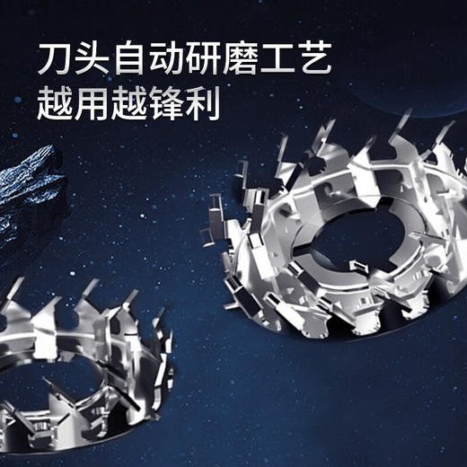 西屋（Westinghouse）男士电动剃须刀家用充电式刮胡须刀送男友剃胡子刀R309 绅士蓝 商品图2