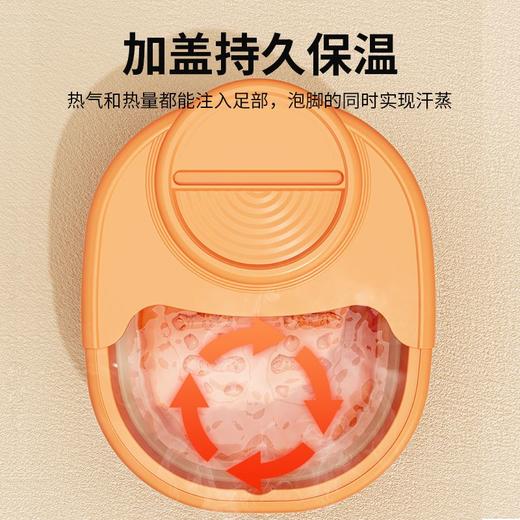 【买1送30】泡脚桶可折叠 送30包ai草包 家用洗脚盆 腿便携洗脚桶 足浴桶-pjt01 商品图2