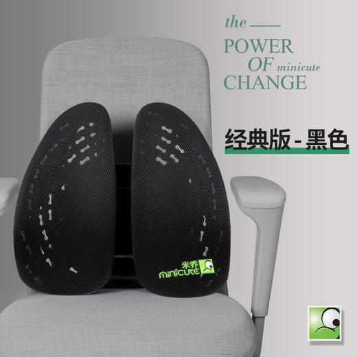 米乔减压腰垫（经典版）WP-0442  黑色 商品图0