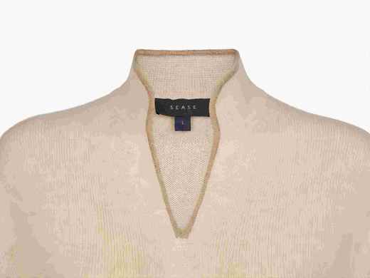 Sease - Ellen Pull 2.0 - Oyster - 男装 - 针织衫 - 褐色 商品图2