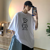 【夏愁短袖，秋意融心】潮流之所向，热卖必选！小熊印花点缀，宽松舒适，扭转人心。日系ins风，情侣百搭任你搭。秋夏季节，让爱与时尚交织，为你开启浪漫旅程！ 商品缩略图3