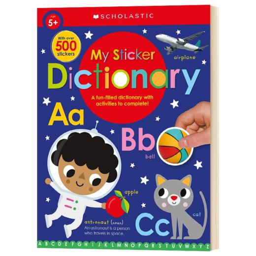 英文原版 学乐早教系列贴纸词典 My Sticker Dictionary Sticker Book 全英文版 商品图1